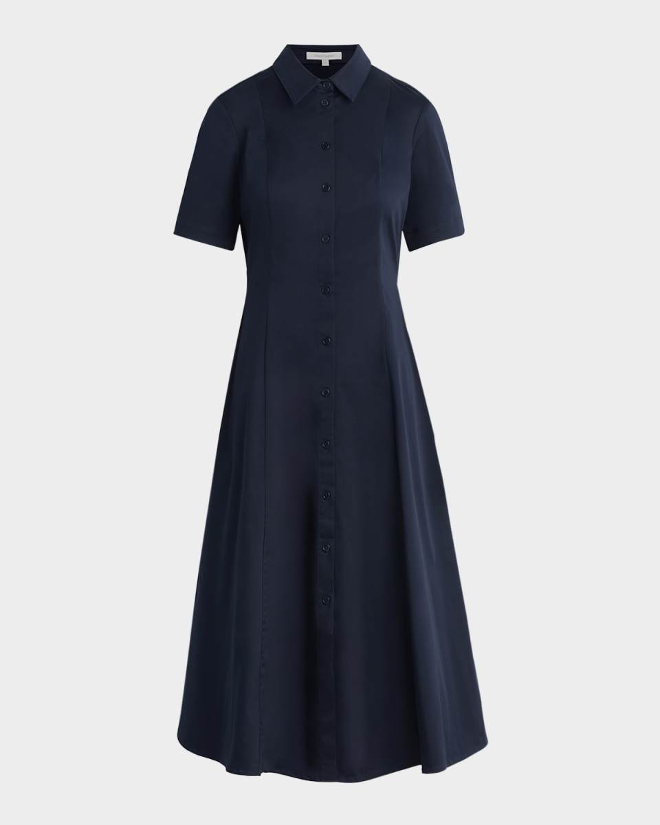 The Demure Midi Shirtdress